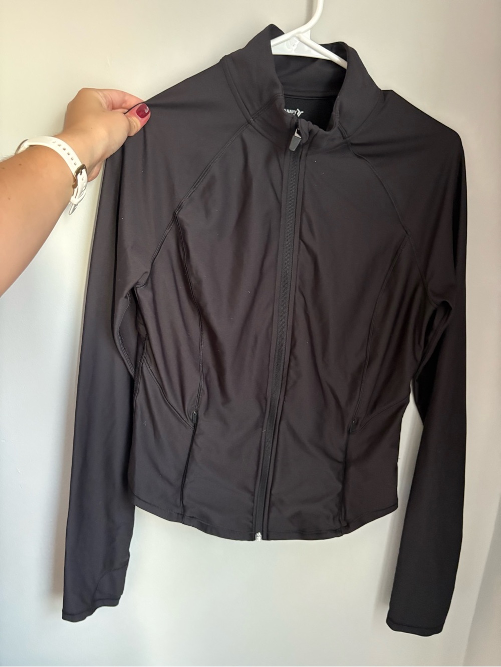 Black Women’s Zip-Front Active Jacket